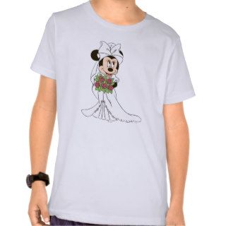 Minnie Mouse Bride Tshirts