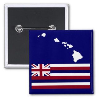 Hawaiian Islands n flag button