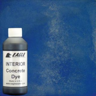 Eagle 1 gal. Blue Poppy Interior Concrete Dye Stain Makes with Water from 8 oz. Concentrate EDIBP