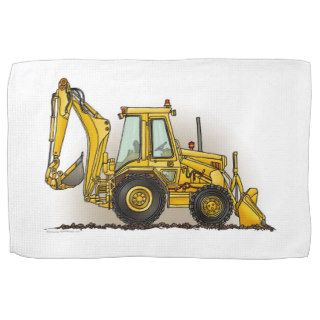 Backhoe Operator Hand Towel