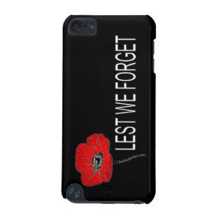 Lest We Forget. Anzac Day Rememberance iPod Touch 5G Cover
