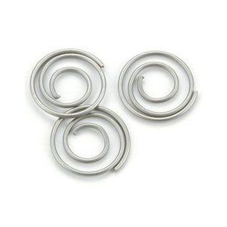 Bulk Buy Creative Impressions Mini Metal Spiral Clips 25/Pkg Pewter CI85000 (6 Pack)