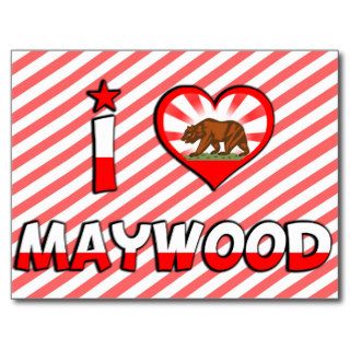 Maywood, CA Post Card