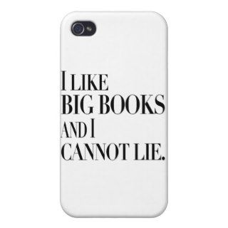 I like big books and i cannot lie cover for iPhone 4