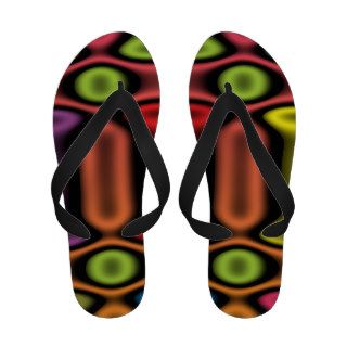 Geometric Jewel Tones Sandals