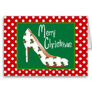 Christmas Shoes Greeting Card