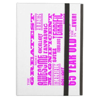 Best Sixty Five Year Olds Girls  Pink Greatest 65 iPad Cover