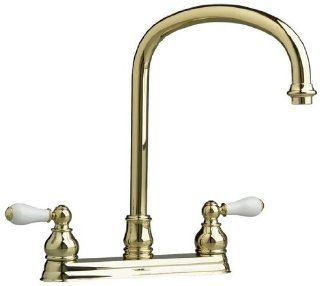 American Standard 4771.224.299 Williamsburg Hi Flow Kitchen Faucet, Chrome and Polished Brass   Touch On Kitchen Sink Faucets  