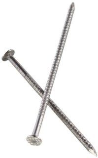 Simpson Strong Tie T60ACNB 60D Roofing Common Annular Ring Shank Type, Stainless Steel, 6 Inch and 4 Gauge, 25 Pound, 300 Piece   Hardware Nails  