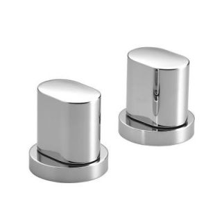 KOHLER Oblo Bathroom Faucet Handles in Polished Chrome (Valve not included) K T10068 9 CP