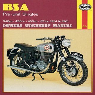 BSA Pre unit Singles Owners Workshop Manual, No. 326 54 61 John Haynes 9780856963261 Books