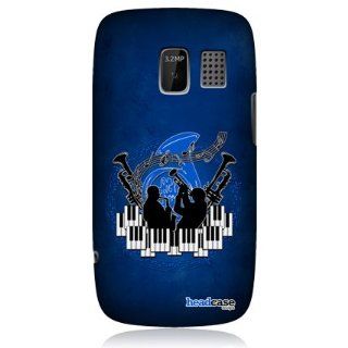 Head Case Designs Jazz Music Genre Hard Back Case Cover for Nokia Asha 302 Cell Phones & Accessories