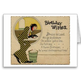 1930's Vintage Birthday Wishes Greeting Cards