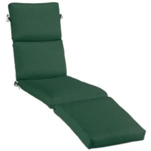 Home Decorators Collection Forest Green Sunbrella Large Outdoor Chaise Lounge Cushion 1573620640