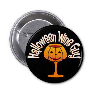Halloween Wine Guy Pin