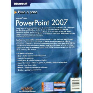 Powerpoint 2007 Paso a Paso/ Microsoft Office Powerpoint 2007 Step by Step (Paso a Paso/ Step By Step) (Spanish Edition) Joyce Cox, Joan Preppernau 9788441521612 Books