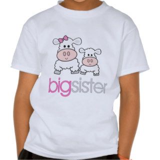 Big Sister Sheep Pregnancy Announcement T shirt