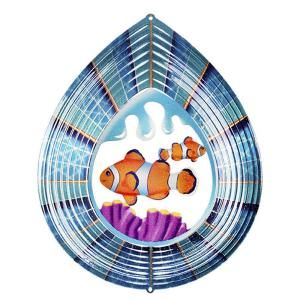 Iron Stop 10 in. Clownfish Wind Spinner D460 10