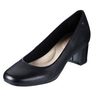 Rockport Women's 'Mary' Black Leather Pumps Rockport Heels