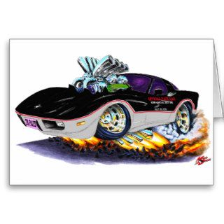 1978 Corvette Indy Pace Car Greeting Card