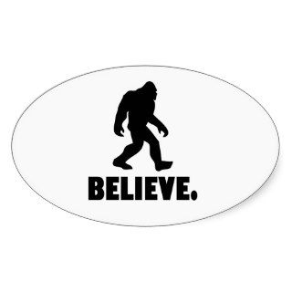 Believe  Bigfoot  Sasquatch Sticker