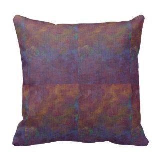 Abstract Accent Pillow Canvas Style