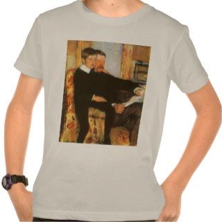 Vintage Father and Son Family Portrait by Cassatt Tee Shirts