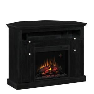 Classic Flame Amberley 46 in. Convertible Media Console Electric Fireplace in Ash Black 75164