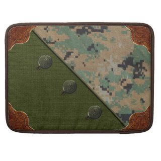 USMC Emblem & Uniform [3D] Sleeves For MacBooks