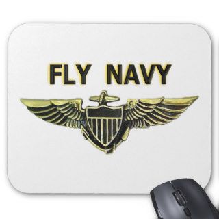 Fly Navy Aviator Mouse Mat