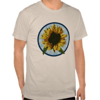 Painted Sunflower T Shirts