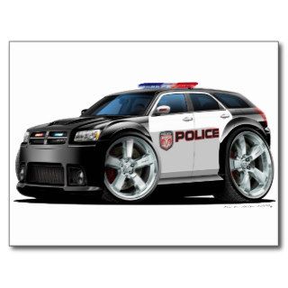 Dodge Magnum Police Car Postcard
