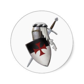 Knights Templar shield Sticker