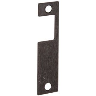 HES Stainless Steel KD Faceplate for 1006 Series Electric Strikes for Use with Mortise Lockset with Deadlatch Above the Latchbolt, Bronze Toned Finish Door Lock Replacement Parts