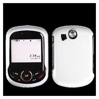 For Verizon Pantech 8045 Jest 2 Accessory   White Hard Case Proctor Cover + Lfstyluspen Cell Phones & Accessories