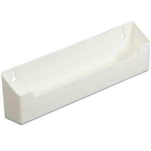 Knape & Vogt 3 in. x 14 in. x 1.63 in. Polymer Sink Front Tray Cabinet Organizer PSF14 PF W