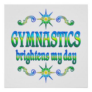 Gymnastics Brightens Print