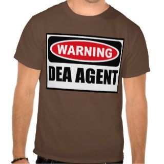 Warning DEA AGENT Men's Dark T Shirt