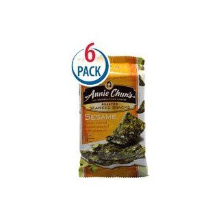 Annie Chun's Roasted Seaweed Snacks Sesame    0.35 oz Each / Pack of 4 Health & Personal Care