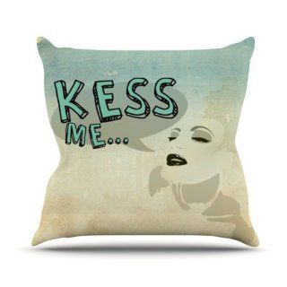 Kess InHouse iRuz33 KESS Me Throw Pillow, 16 by 16 Inch  