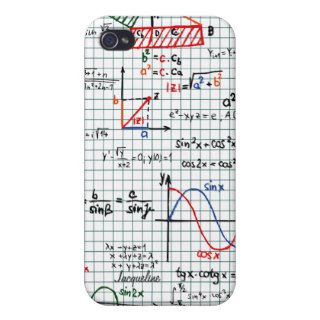 Math Formulas Numbers iPhone 4 Case