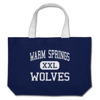 Warm Springs Wolves Middle Berkeley Springs Canvas Bag