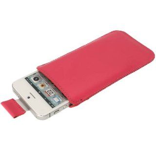 iGadgitz Pink Leather Pouch Case Cover for New Apple iPhone 5 5S 5C Cell Phone 4G LTE Cell Phones & Accessories
