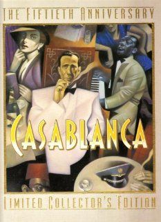 Casablanca The Fiftieth Anniversary, Limited Collector's Edition Humphrey Bogart, Ingrid Bergman, Paul Henreid, Claude Rains, Conrad Veidt, Sydney Greenstreet, Peter Lorre, S.Z. Sakall, Michael Curtiz Movies & TV