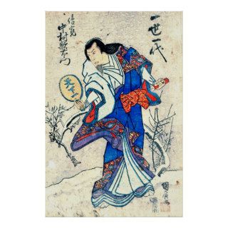 Actor Nakamura Utaemon 1825 Posters