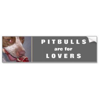 Cheeky Pitbull Bumper Stickers