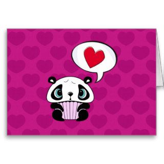 Cupcake Valentine's Day Greeting Cards