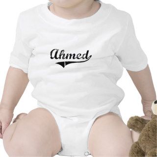 Ahmed Classic Style Name Bodysuits