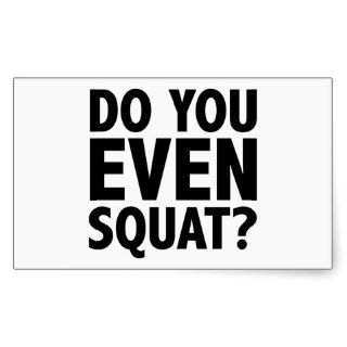 Bro Do You Even Squat? Sticker