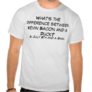 What's the difference between Kevin Bacon and aT Shirt